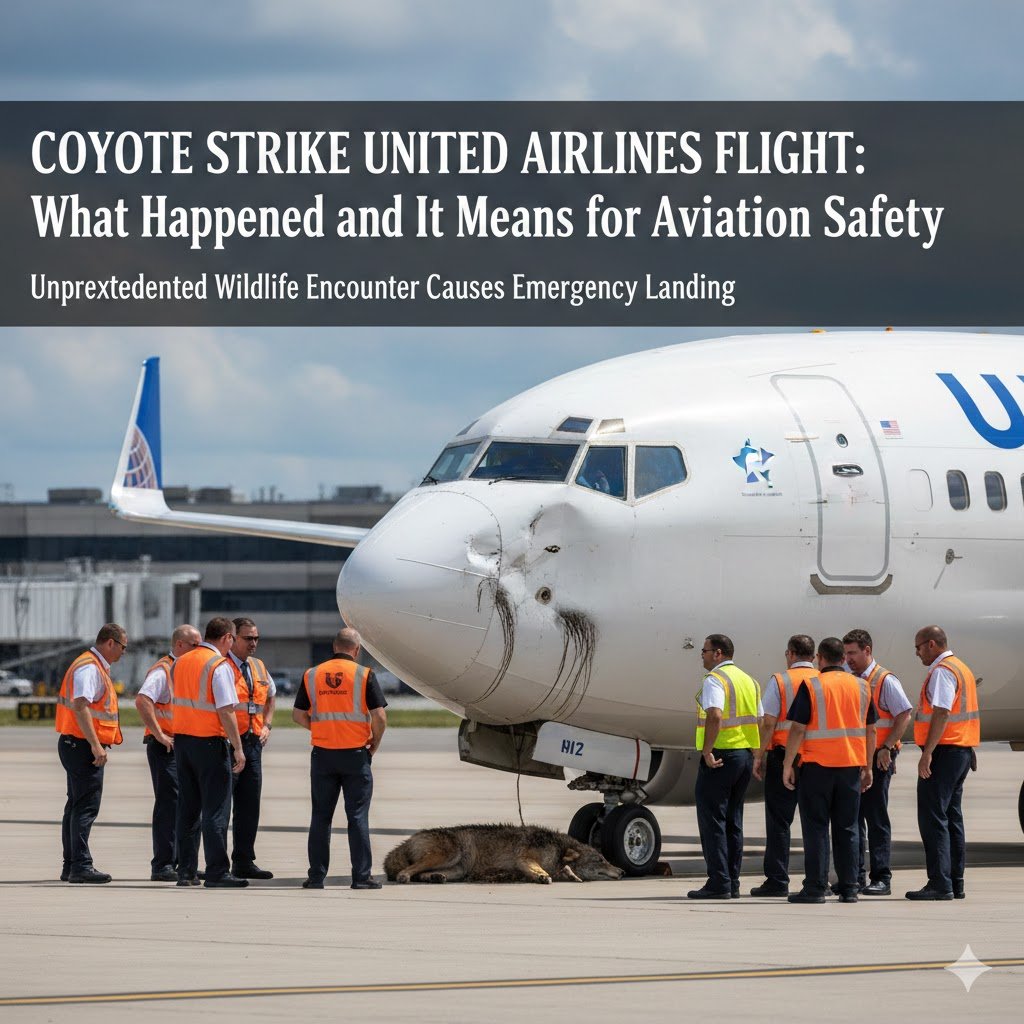 coyote strike united airlines flight
