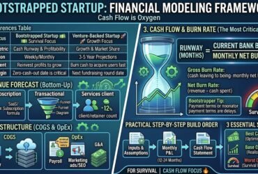 Startup booted financial modeling
