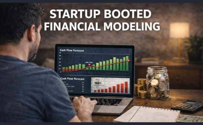 Startup booted financial modeling