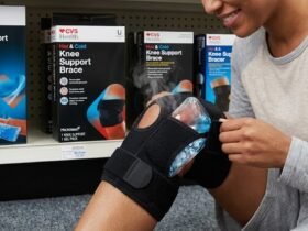 Cvs health hot & cold knee support brace