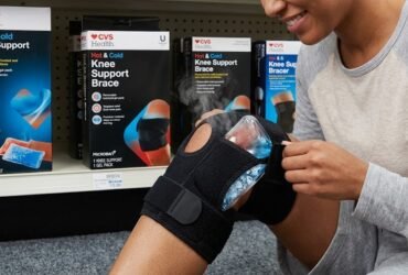 Cvs health hot & cold knee support brace